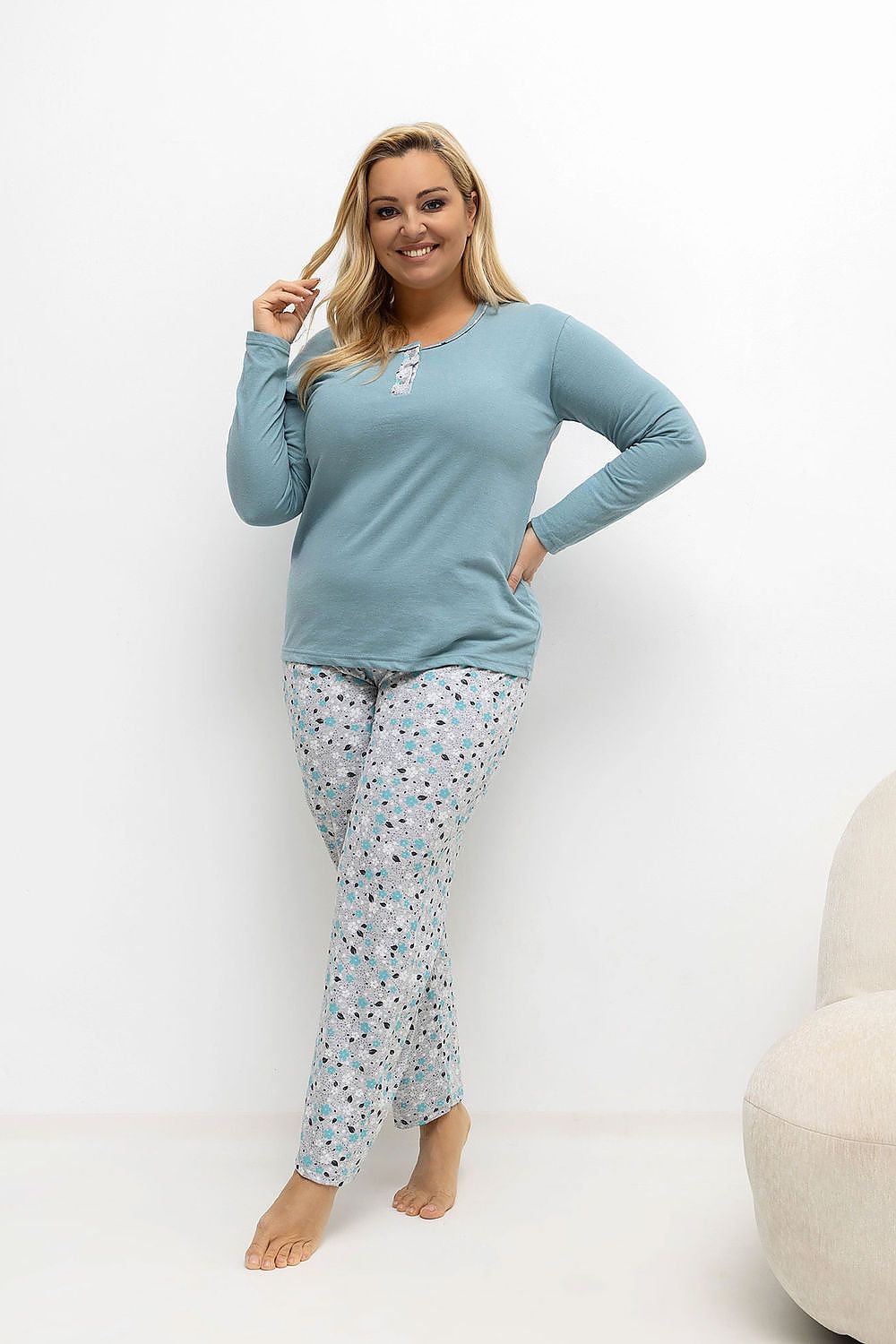  Plus Size Pajamas model 221183 Forever Pink 