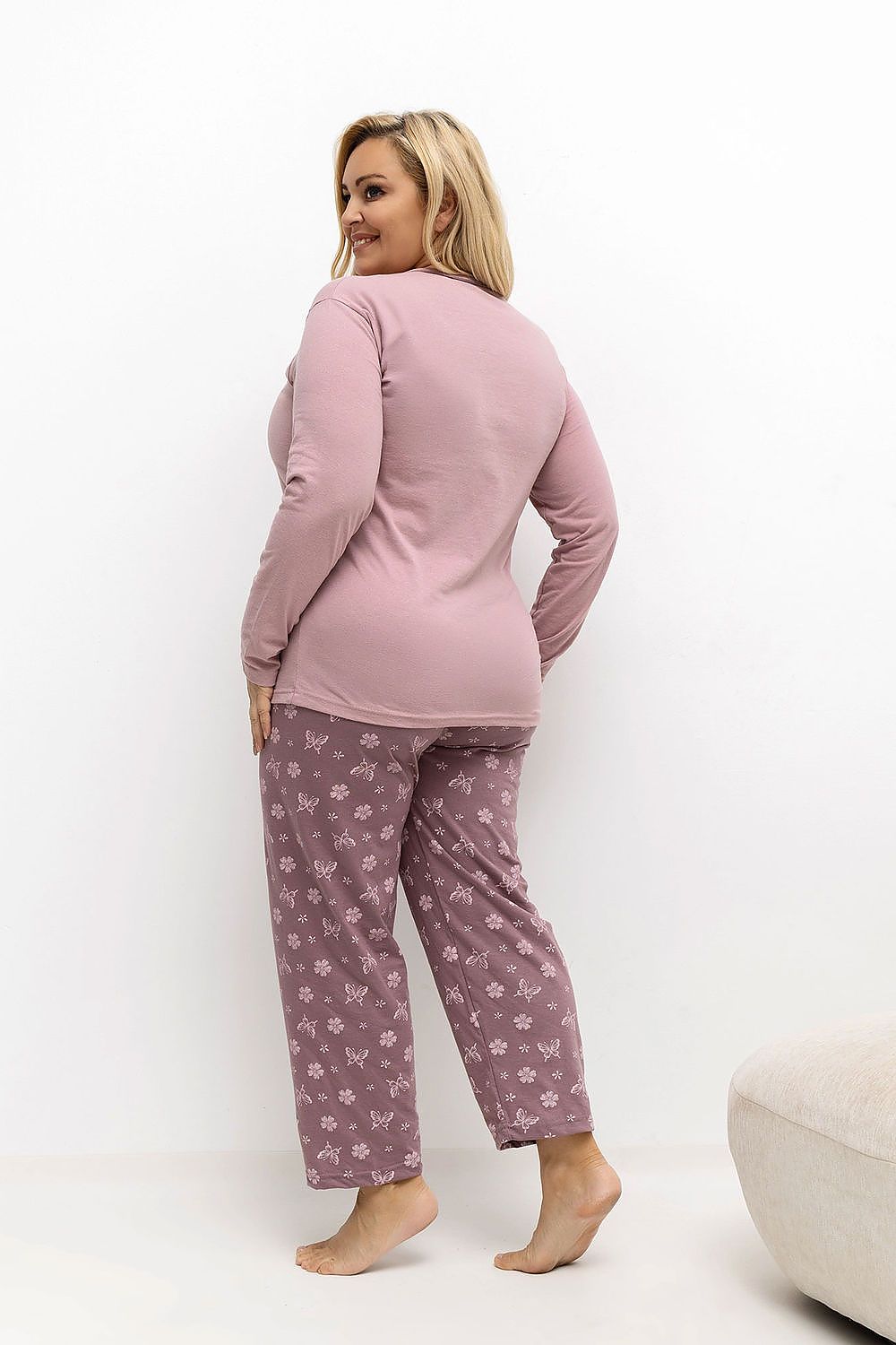  Plus Size Pajamas model 221186 Forever Pink 