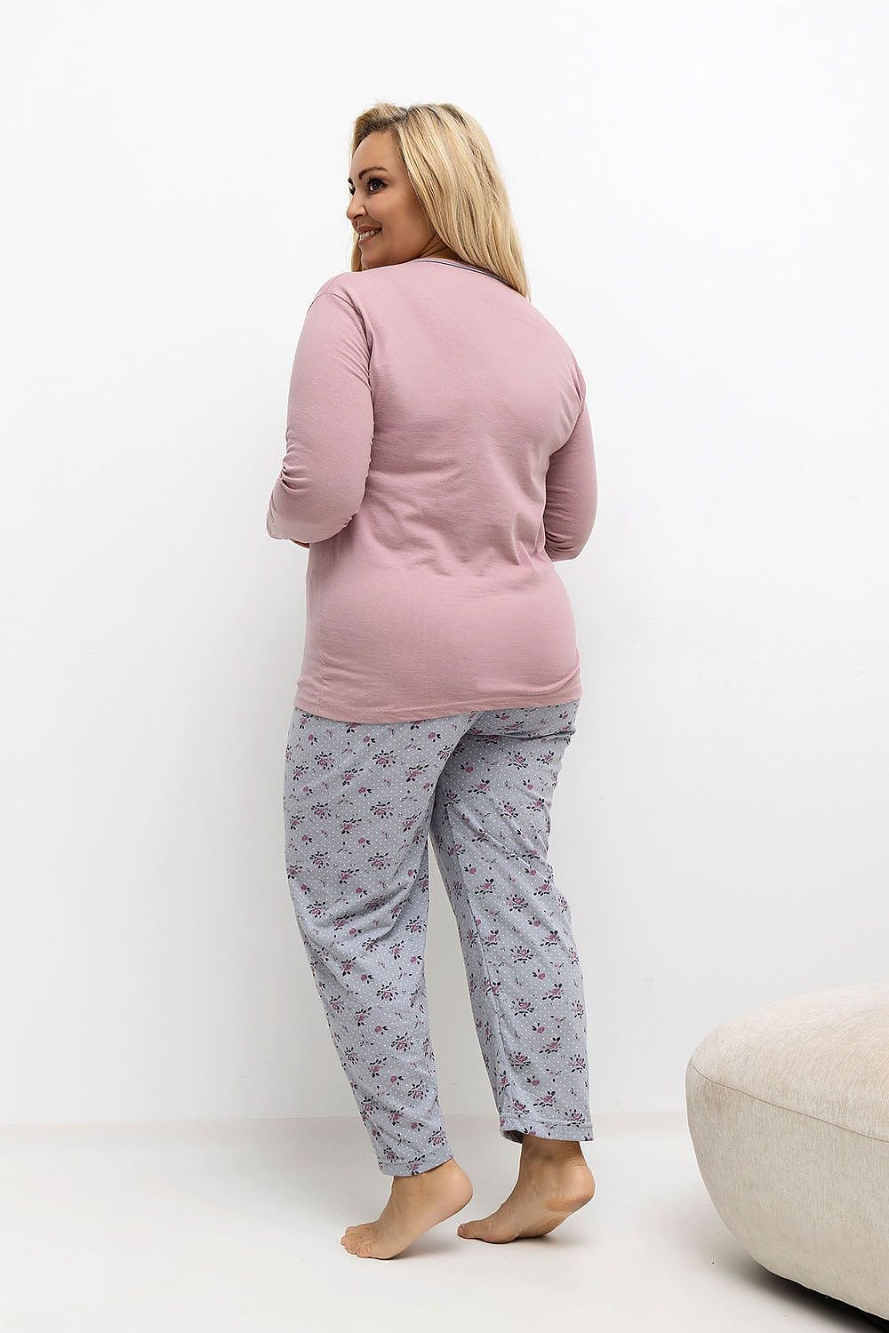  Plus Size Pajamas model 221196 Forever Pink 